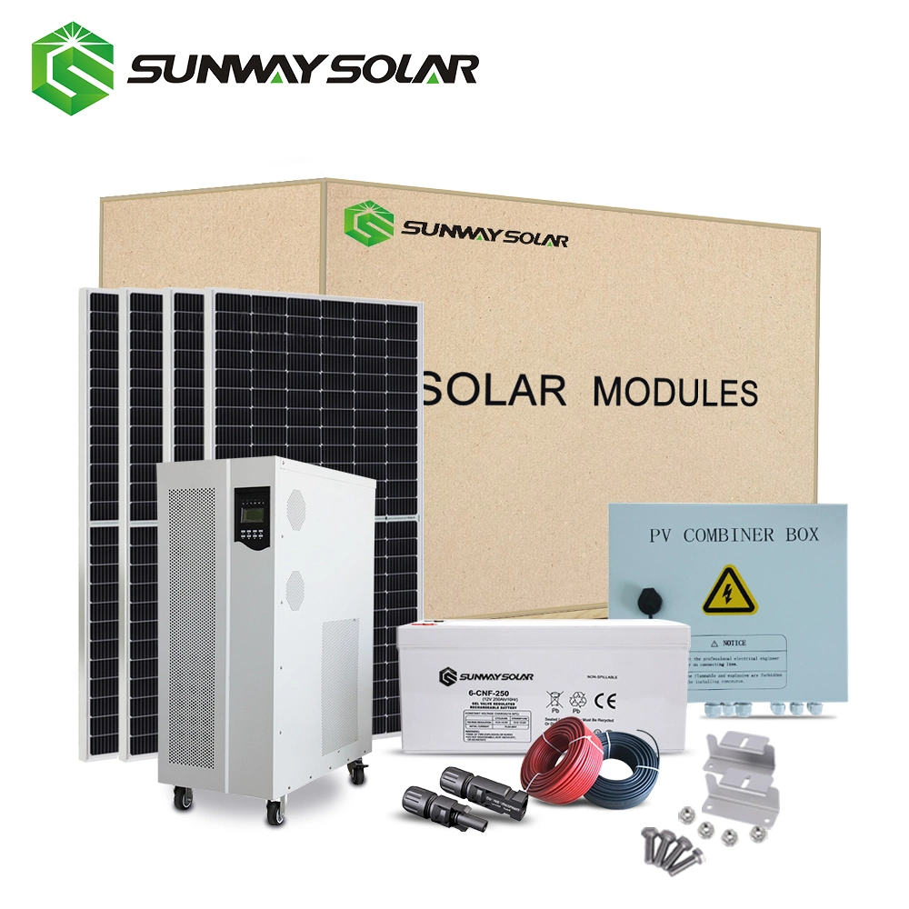 Sunway 15000W 15kw Portable off-Grid Solar System for Home Used for Lighting