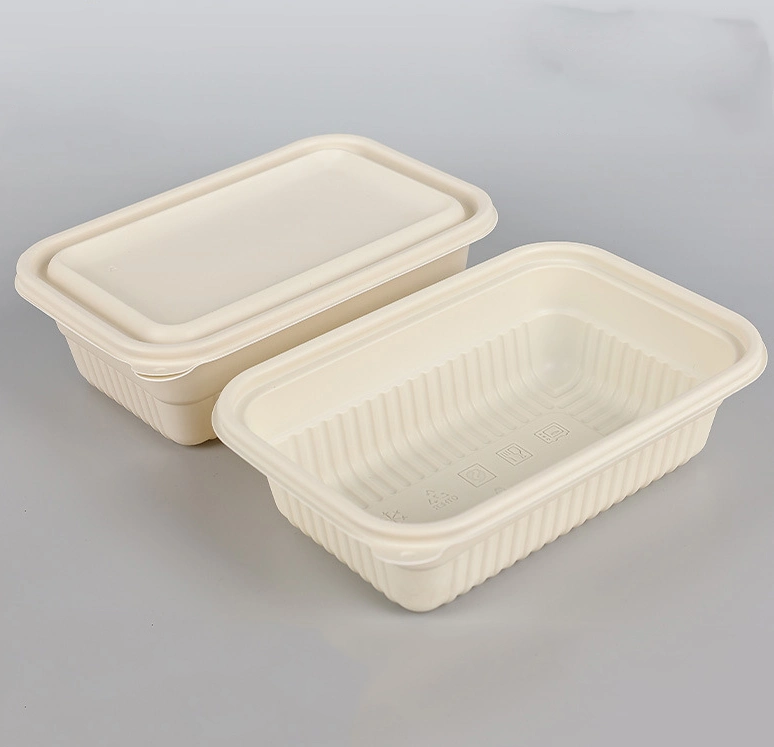 Custom Compostable Disposable Sugarcane Bagasse Food Container Takeout Takeaway Lunch Box