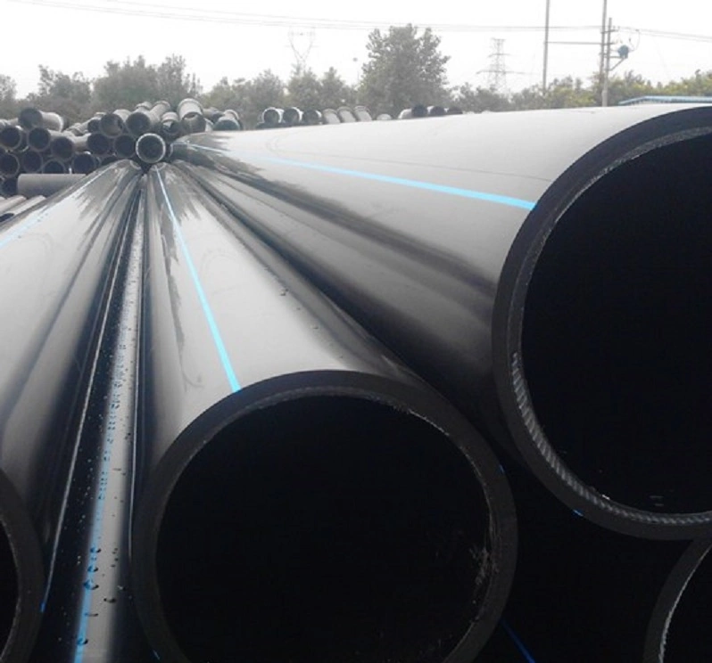 ISO4427 High Pressure Black PE Plastic HDPE Pipe Sizes Chart in Plastic Tubes