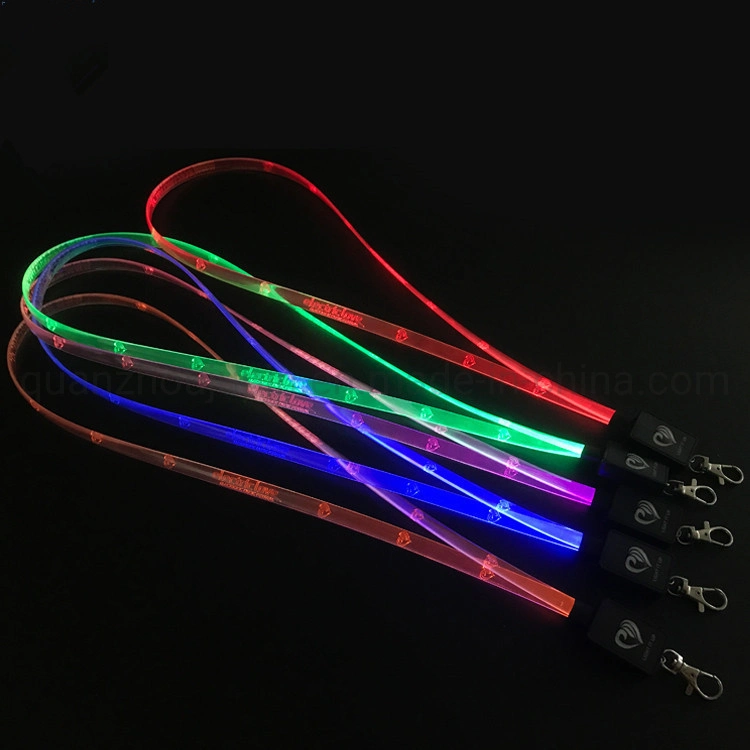 OEM Customizable Plastic ID Card LED Lanyard