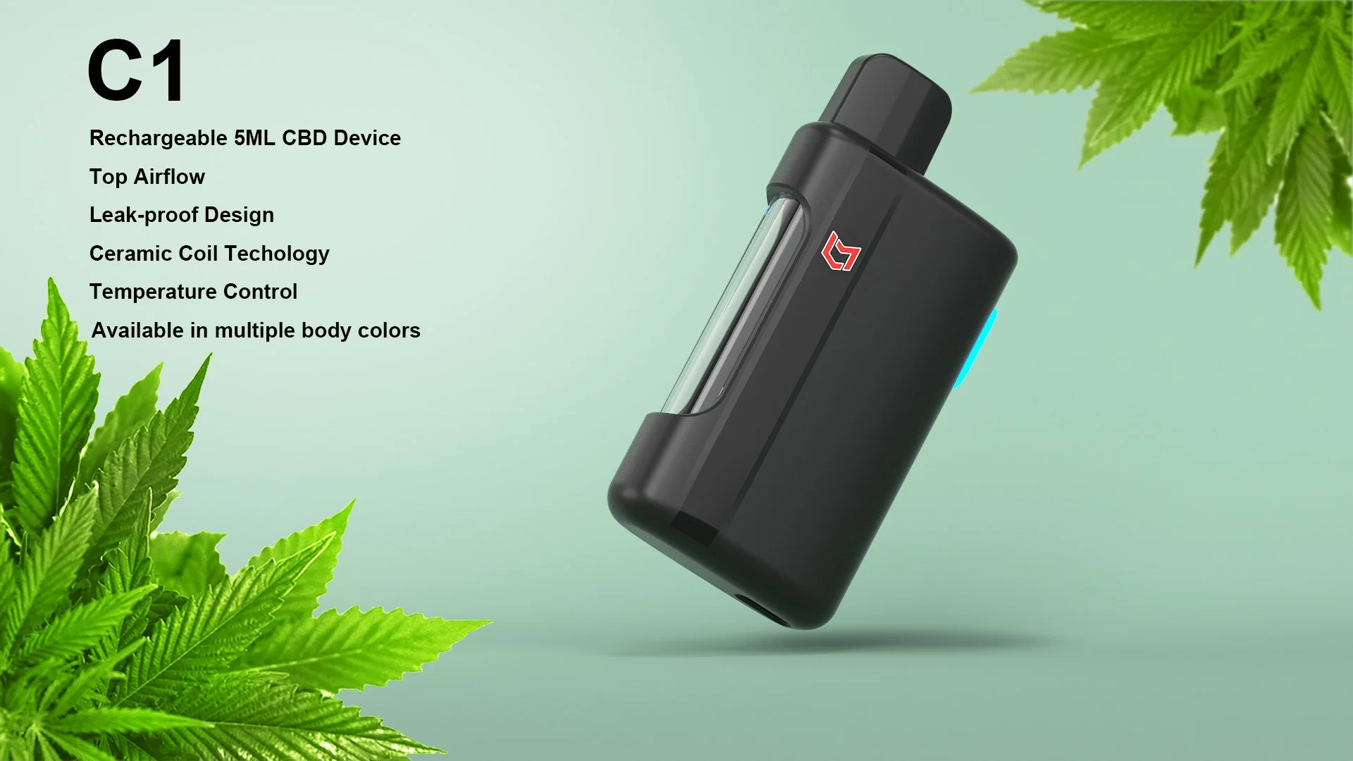 C3 5مل جهاز فارغ زيت سميك بالجملة قلم Vape قابل للاستخدام مرة واحدة. 36