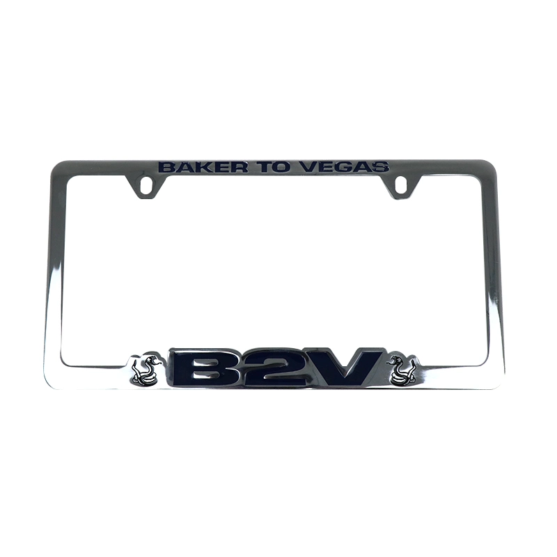 OEM Zinc Die Casting European Car License Plate Frames Auto Accessory