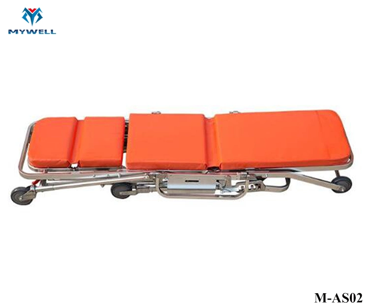 M-As02 New Style Ambulance Cot Stretcher Trolley Sizes