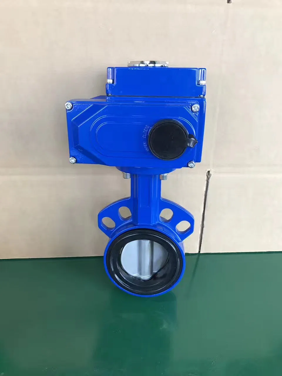 Waterproof 2 Inch DN50 3 Inch DN80 Cast Iron Wafer Type Motor Control Actuator Electric Butterfly Valve