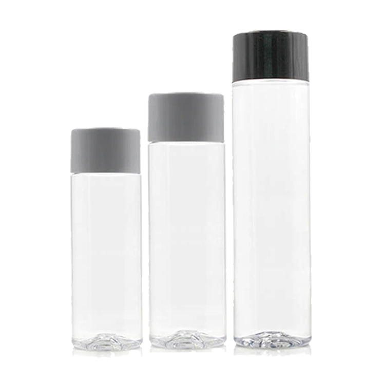 300ml 350ml 400ml 500ml 1L Garrafa de Plástico de Embalagem de Bebida Estilo Voss