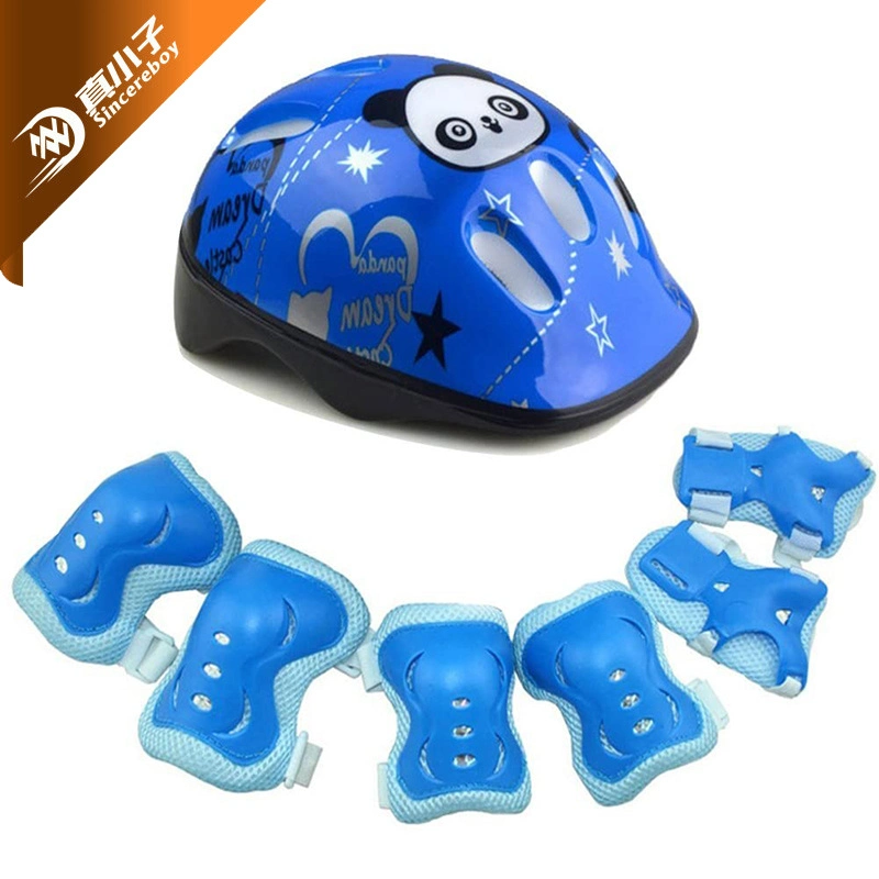 Child Kid Cycle Skate Protective Kits Set Skate Helmet and Skateboard Protection Gear Guards Knee Elbow Wrist Pads for Kids