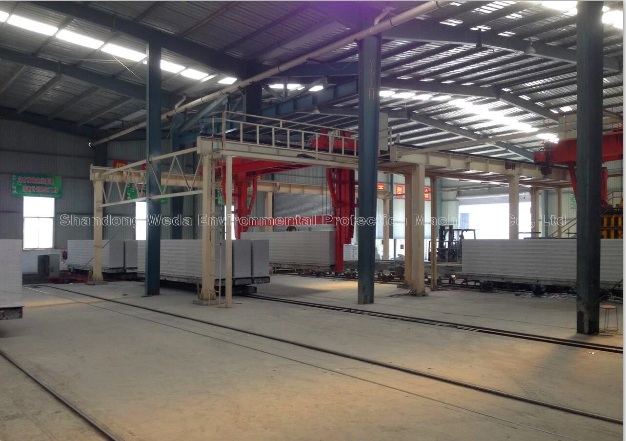 High Efficiency Autoclaved Aerated Concrete Block Plant AAC Plant