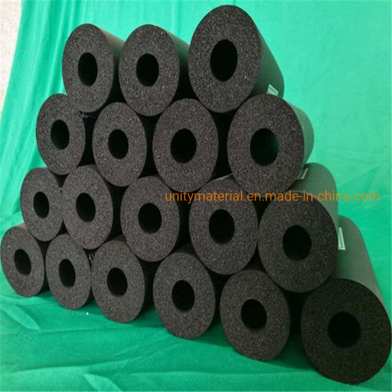 Supply NBR PVC Black Rubber Plastic Pipe Flame Retardant and Heat Proof Thermal Insulation Rubber Plastic Sponge Adhesive Tube with Aluminum Foil as EVA, PE, E