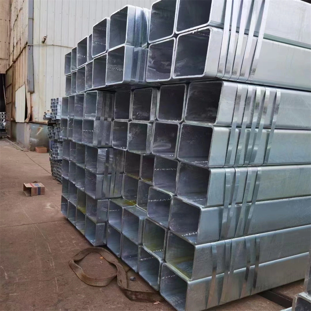 Hot DIP ASTM A500 Shs Rhs ASTM A500 Galvanized Square Welded Carbon Seamless Rectangular Steel Pipe Hot Sale Hollow Section Anticorrosion