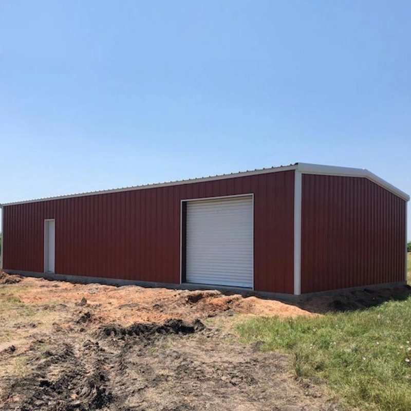 Modular Storage Building Light Prefab Metal Warehouse Structure H Beam Steel Structure