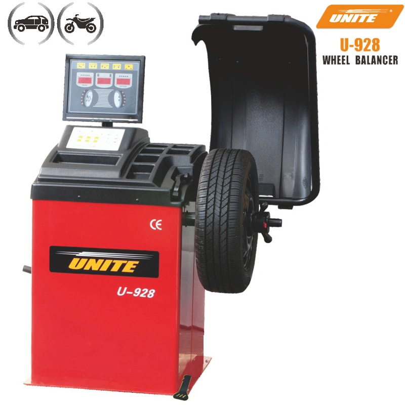 Unite U-5729 Wheel Balancer Auto Reifen Maschine Auswuchtausrüstung mit LED-Anzeige