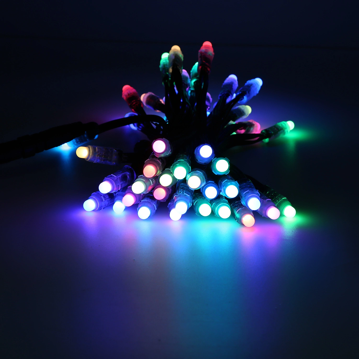 Цифровой RGB IC Ws2811 12 в 12 мм модуль LED Pixel Bullet Светлый