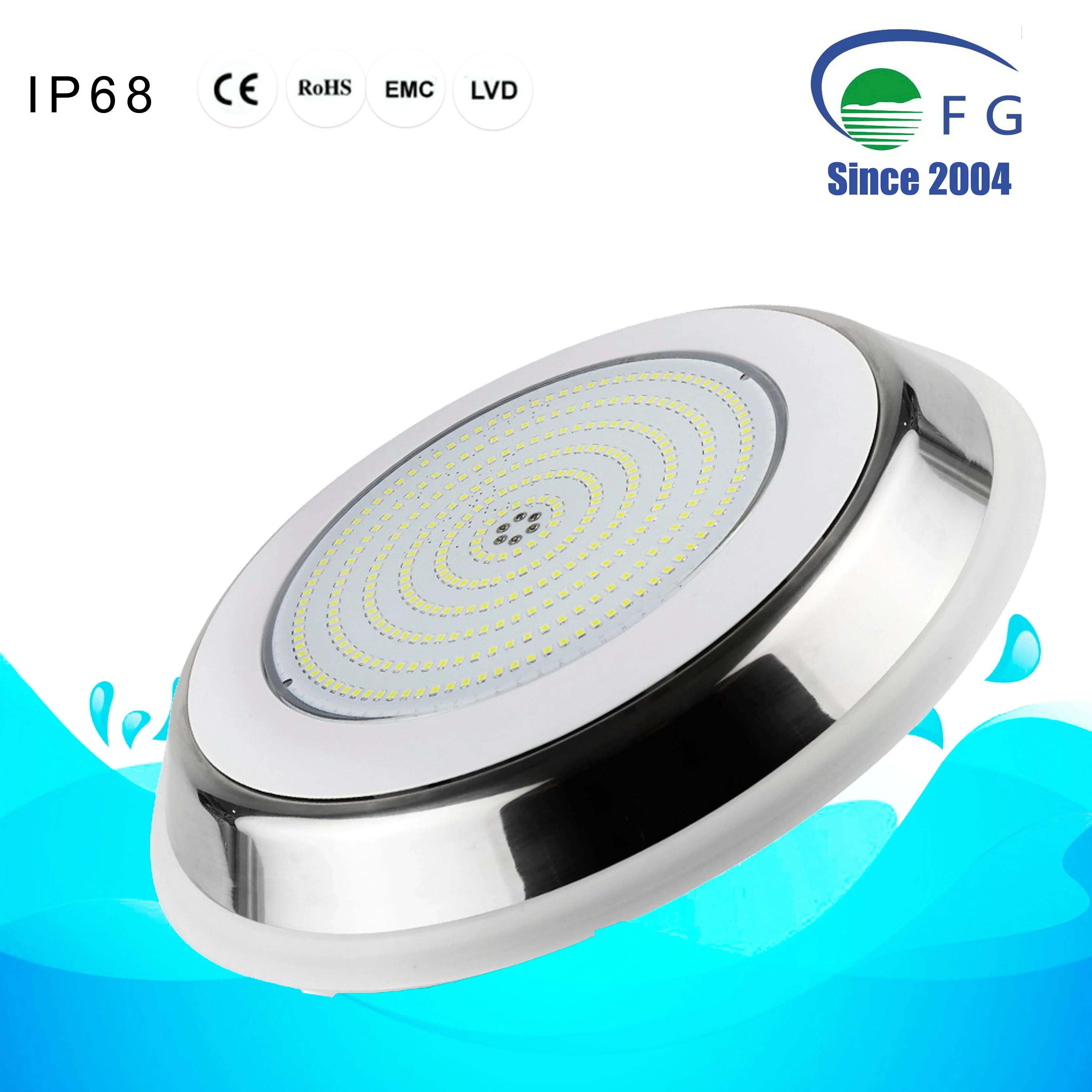 IP68 316 Stainless Steel LED Surface Mounted LED Pool Lamp