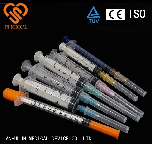 Ywjector-U 100, Insulin Syringes, 3-Part, Latex-Free, Luer, Mounted Needle, Black Scale, White Plunger, Trans. Needle Cap, 27g, 1ml