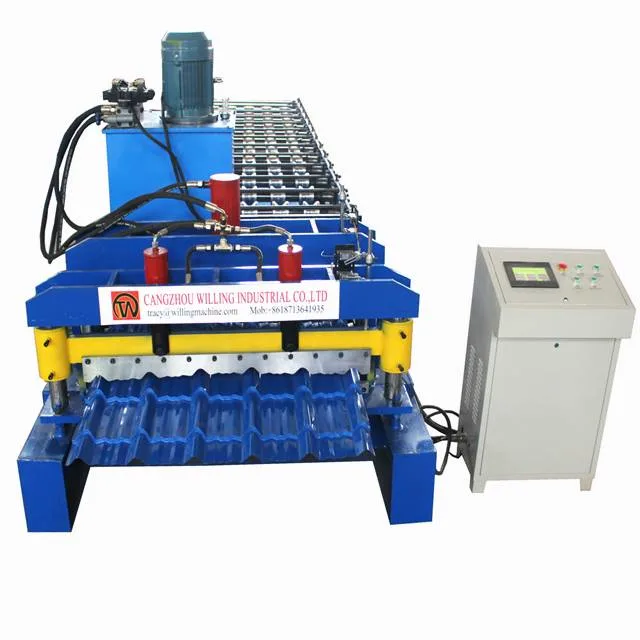 Colorful Steel Roofing Glazed Tile Roll Forming Making Machines for Building Material