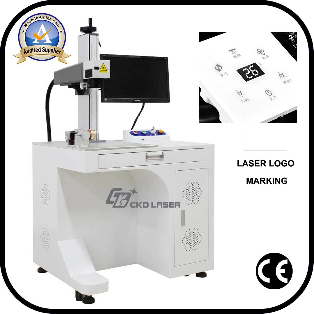 Logo Series Number Marker Fiber Laser Marking Machine for Engraving