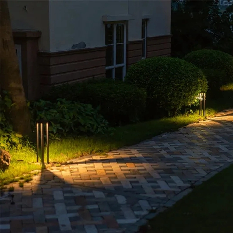 Decoración Iluminación de vacaciones Grow Fairy String Solar LED Strees Custom Luces de aluminio exterior Jardín Post Light IP 65 Bollard moderno