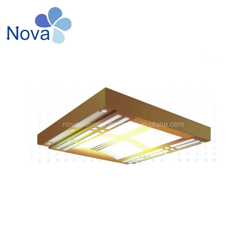 Stainless Steel, Acrylic Indoor Type Nova Elevator Parts Cabin Ceiling