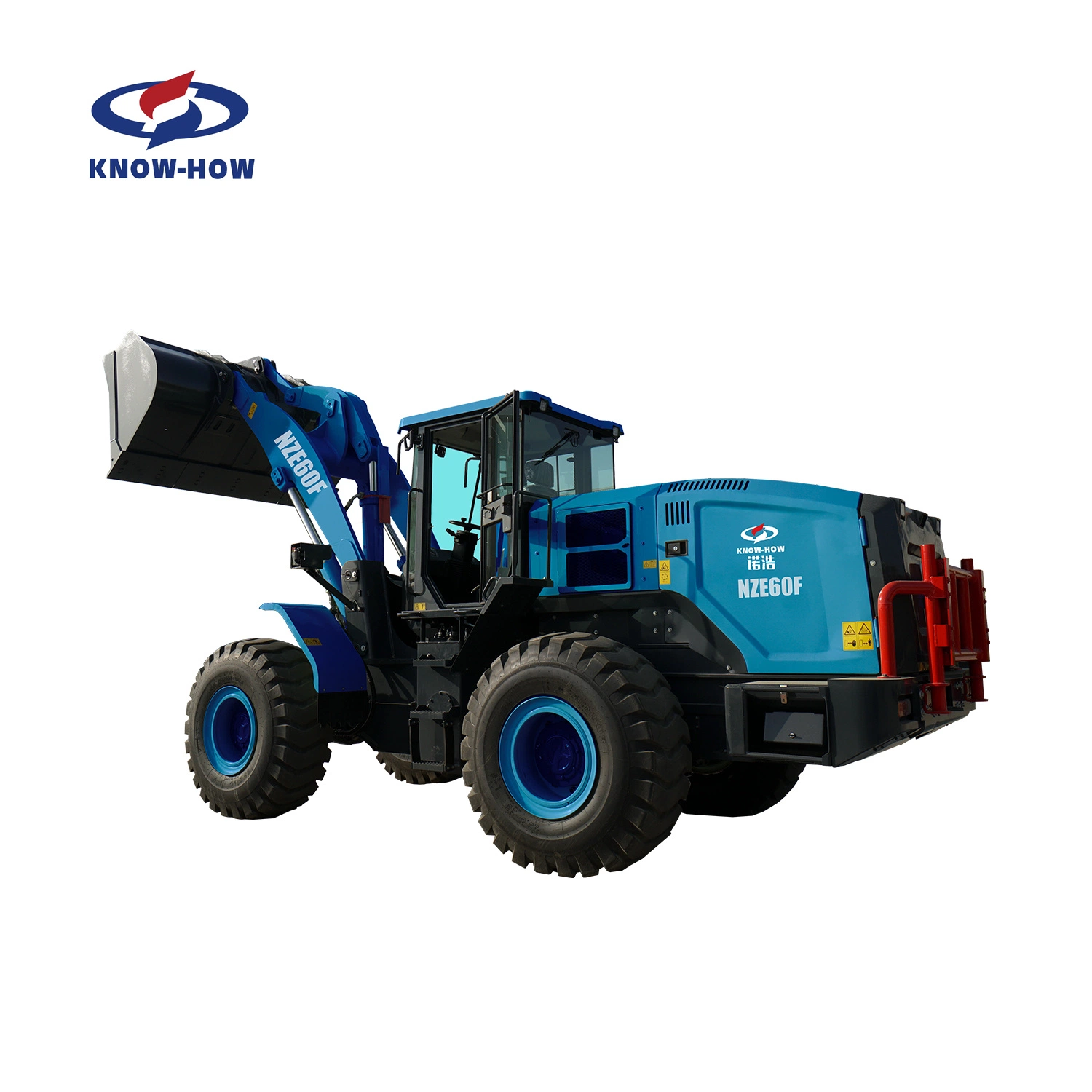 Nze65f Pure Electric Drive, Zero Emission, Green and Environment-Friendly Heavy Duty Big Wheel Cement 7 Tons Wheel Loader Factory