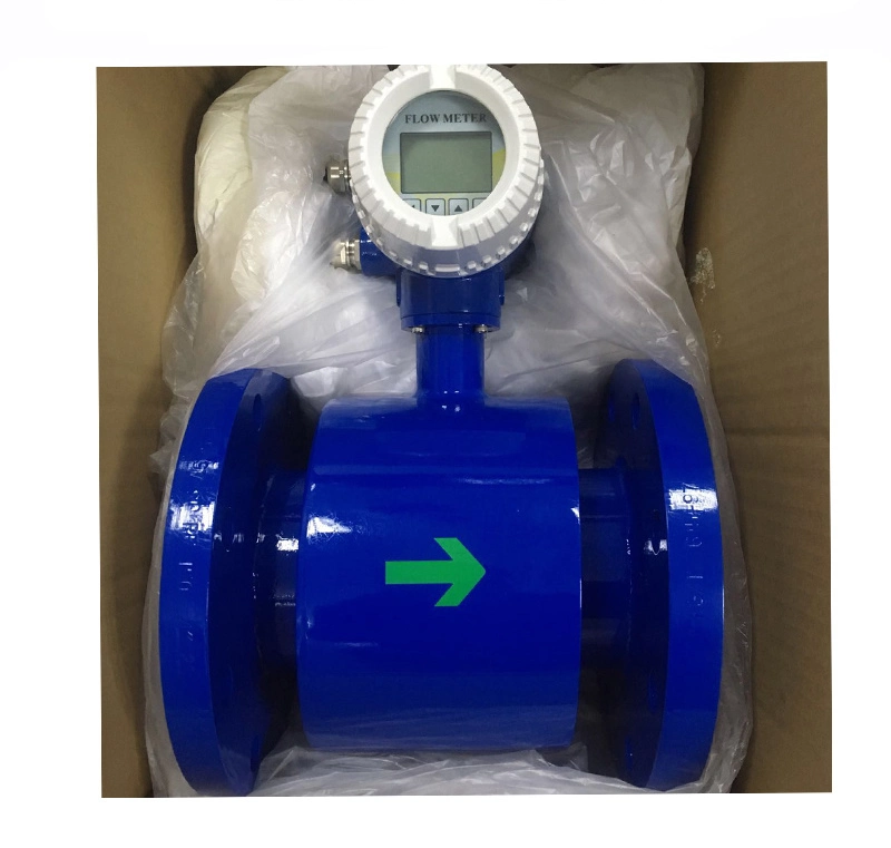 4-20mA Sensor Electromagnetic Water Flow Meter Smart