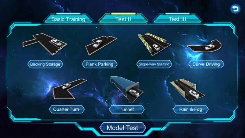 Special Emulational Simulator Cabine for Car Driving Training with Motion Platform