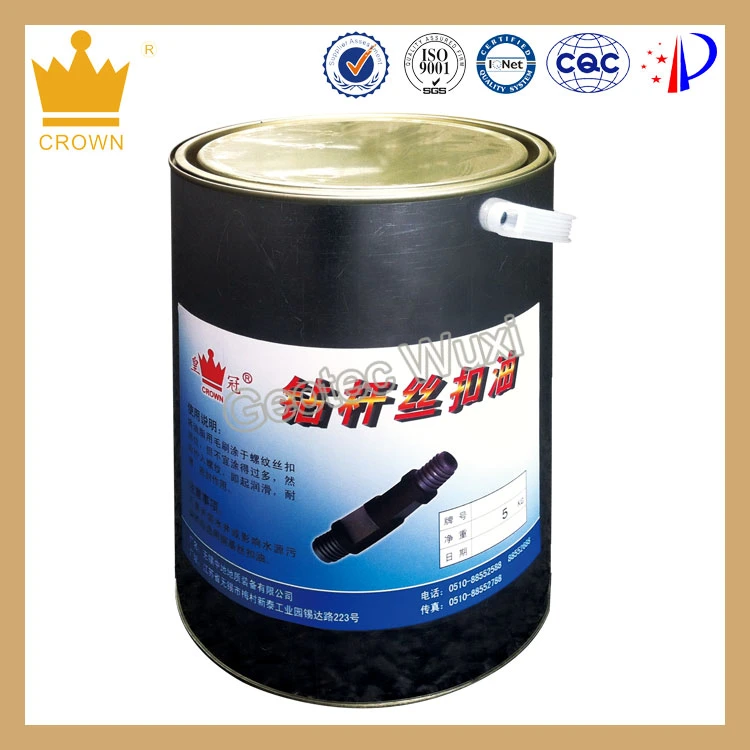 Geotec Wuxi Crown Drill Rod Oil Thread Grease for Wireline Drilling Tools