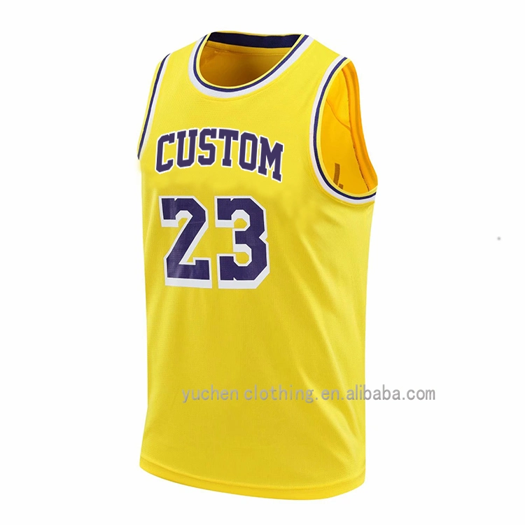 Neueste Basketball Jersey New Style Komfortable American Männer / Jugend Basket Ball Trikot