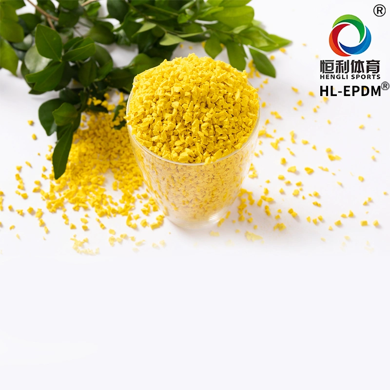 Free Sample-Environmentally Friendly EPDM Colored Rubber Particles EPDM Rubber Granules