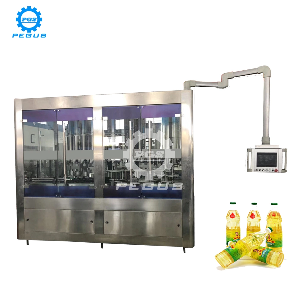 Automatic Alcohol Hand Sanitizer Liquor Vinegar Liquid Filling Machine for Chemical Industry with Capping Labeling Equipment