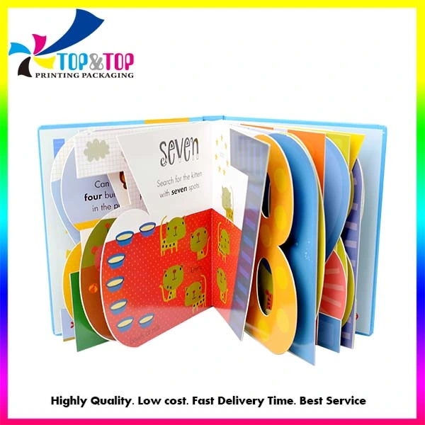 Wholesale/Supplier Custom Print School Reading Learn Color ABC Numeral Children Board Book for Kids