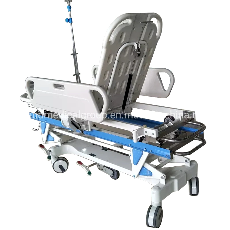 Vente à chaud de la Chine célèbre Ambulance hydrauliques de la marque de transfert du patient Lit de civière de l'hôpital pour les équipements médicaux