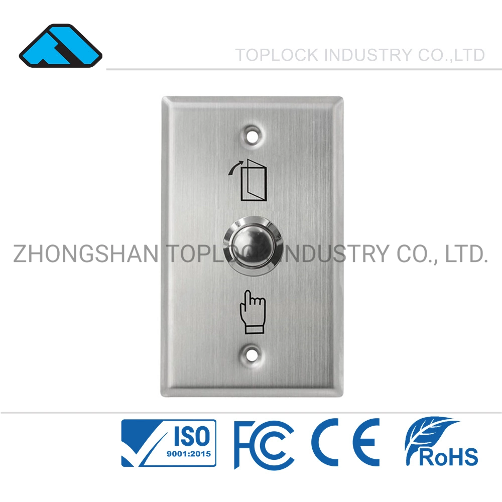 Strong Stainless Steel Embeded Installation House safety Door Access Control Press Push Button Switch