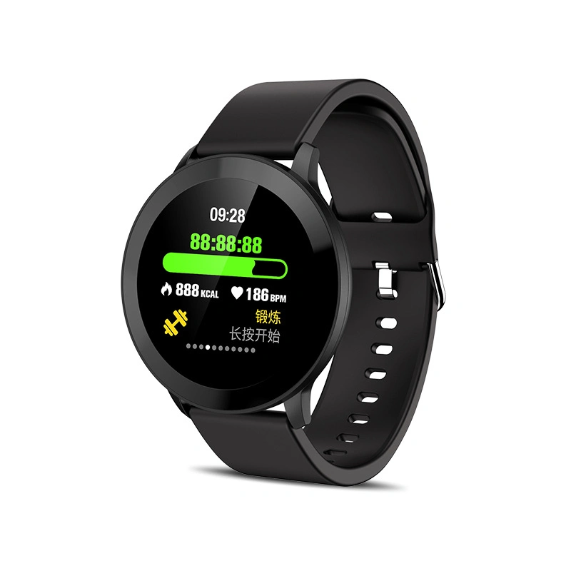 T8 Temperature Measuring Smart Watch Heart Rate and Blood Pressure Monitoring Bluetooth Sports Bracelet