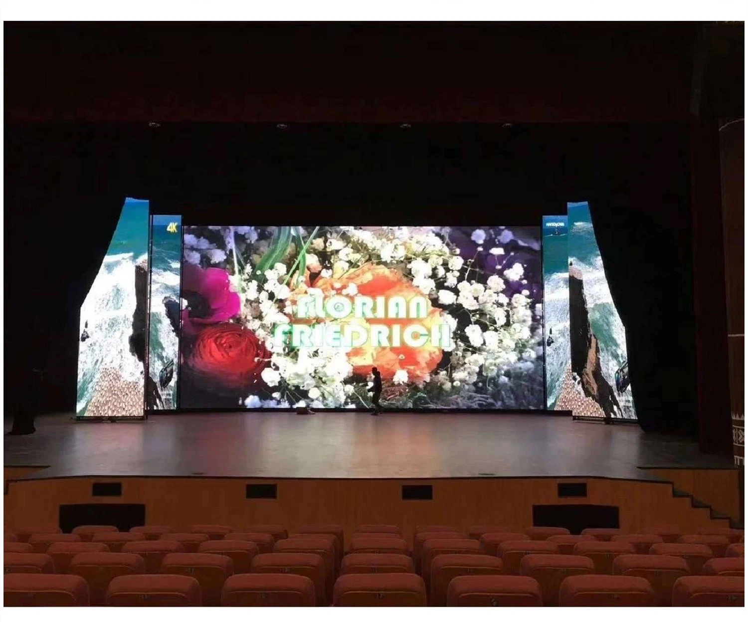 Ultra HD Indoor LED Display Screen Modules 3D Advertising