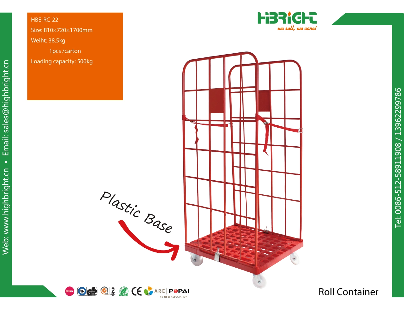 Warehouse Storage Laundry a Frame Roll Cage