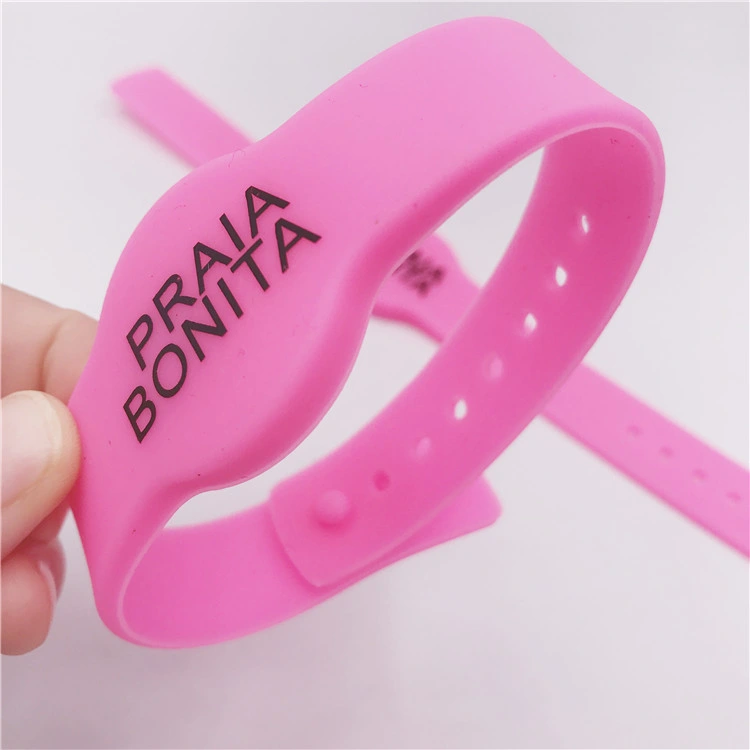 Read to Ship High quality/High cost performance Size Adjustable All Age Silicone RFID NFC Wristband