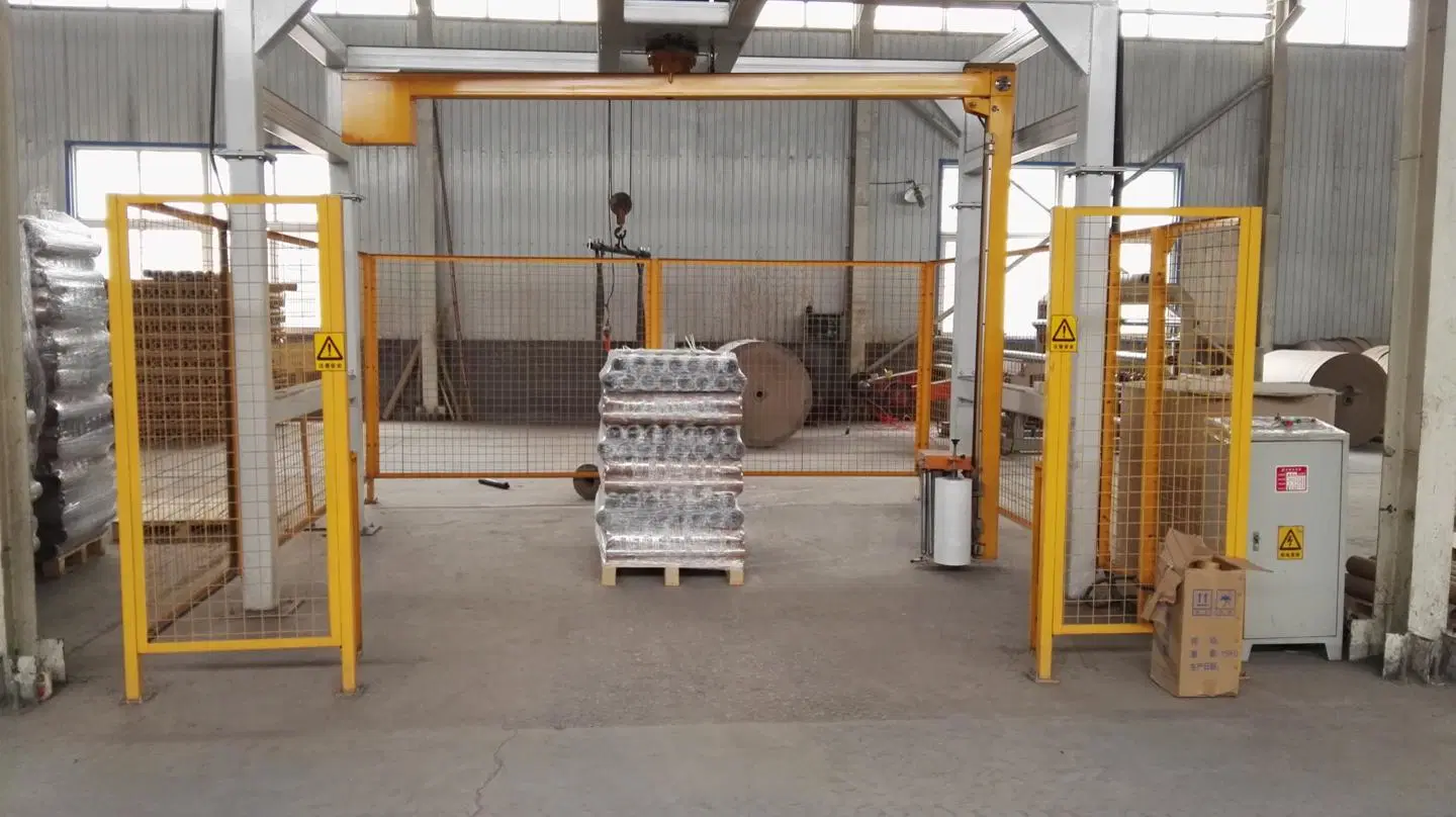 Rocker Arm Laminating and Palletizing Machine Automatic Plastic Wrapping and Packaging Machine