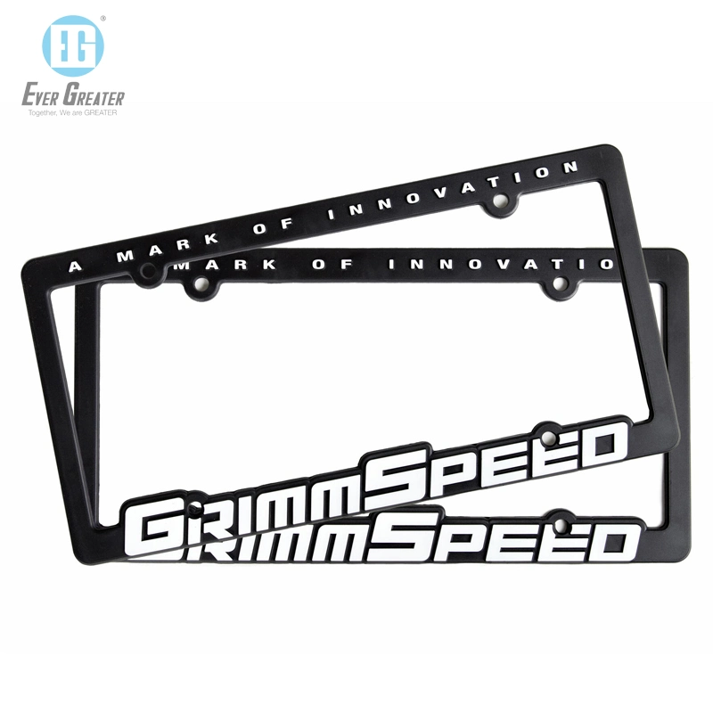 New Customized Car Number Metal License Plate Plastic Frame