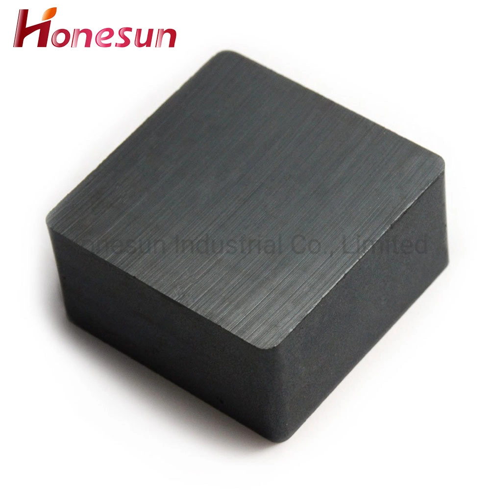 Holding Power 3.5 Lbs Magnetics Ceramic Magnet Rectangle Hard Ferrite