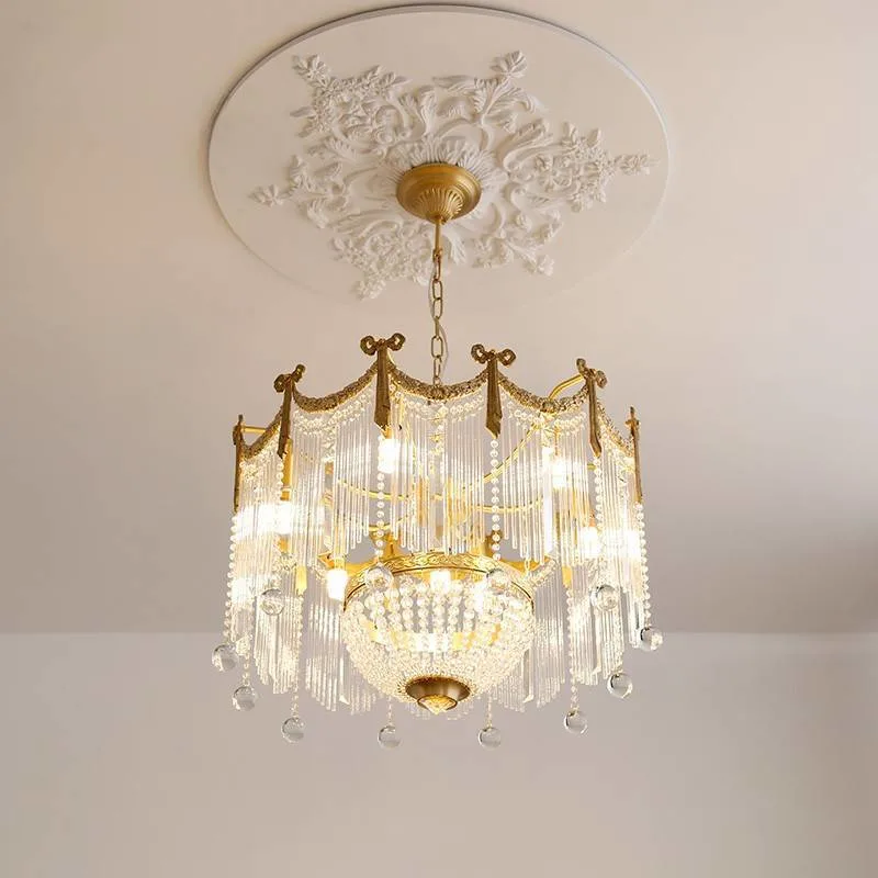 Moderne Luster K9 klare Kristall LED-Licht Kronleuchter Pendelleuchte Für Kirche Dekoration Home Dekor
