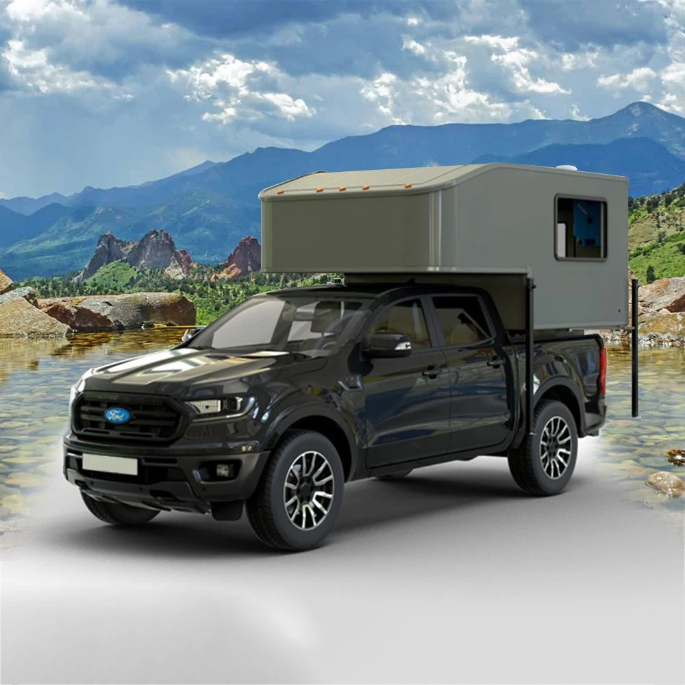 Mini Kinlife Caravana Camper remolques Expedition-Truck Teardrop-Camper-Shell