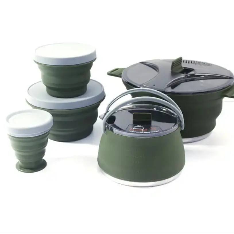 2020 New Design Silicone Camping Cookware