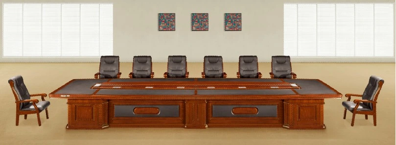 غرفة اجتماعات فاخرة عالية الجودة، أثاث، طاولة اجتماعات تنفيذية