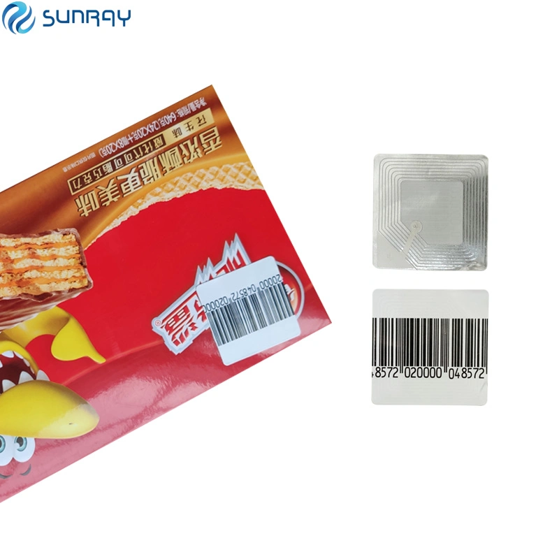 40*40mm Barcode Anti Theft RF Soft Label for Retail