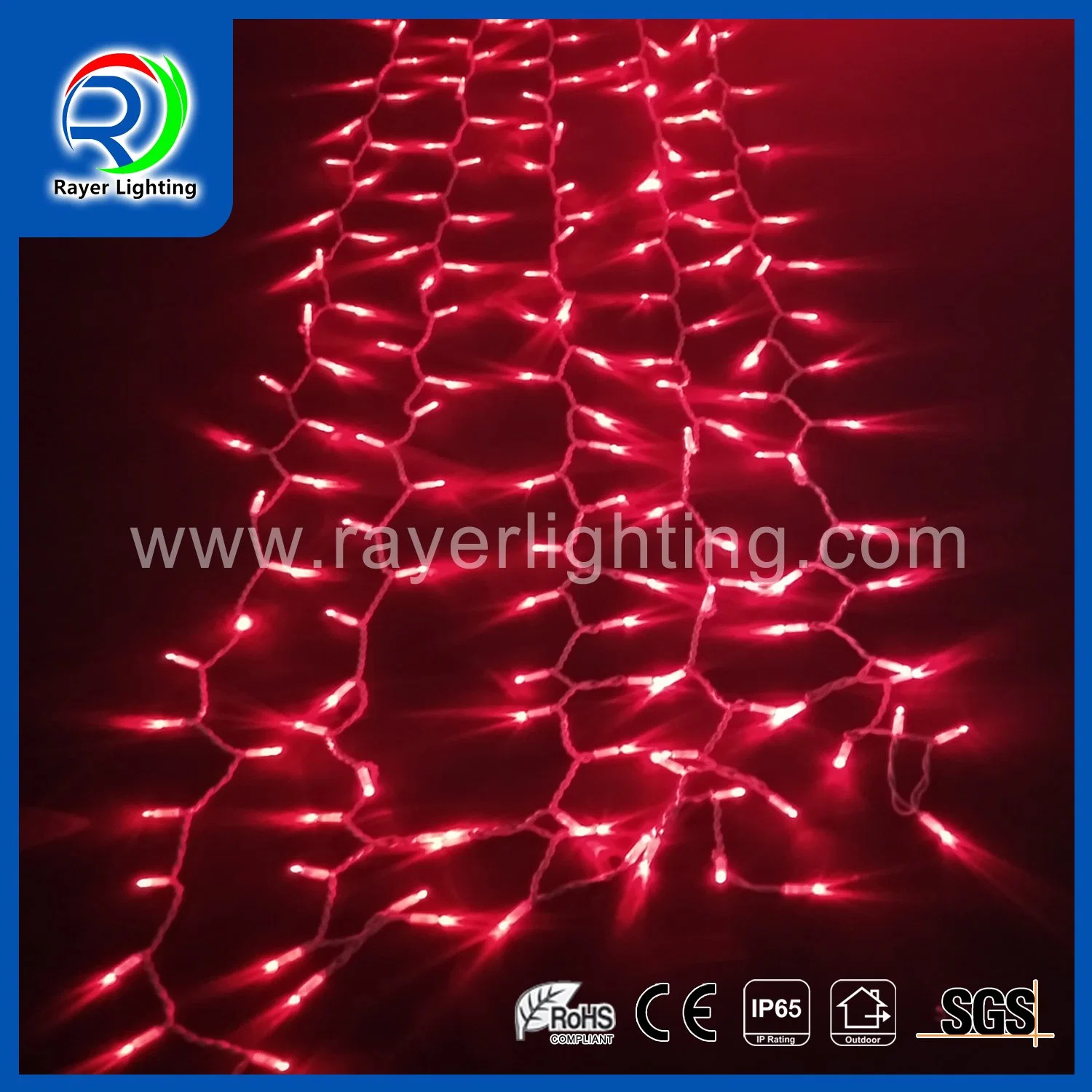 Outdoor LED Festival Christmas Hall Decorative Wedding for Building Wall LED Curtain Lights