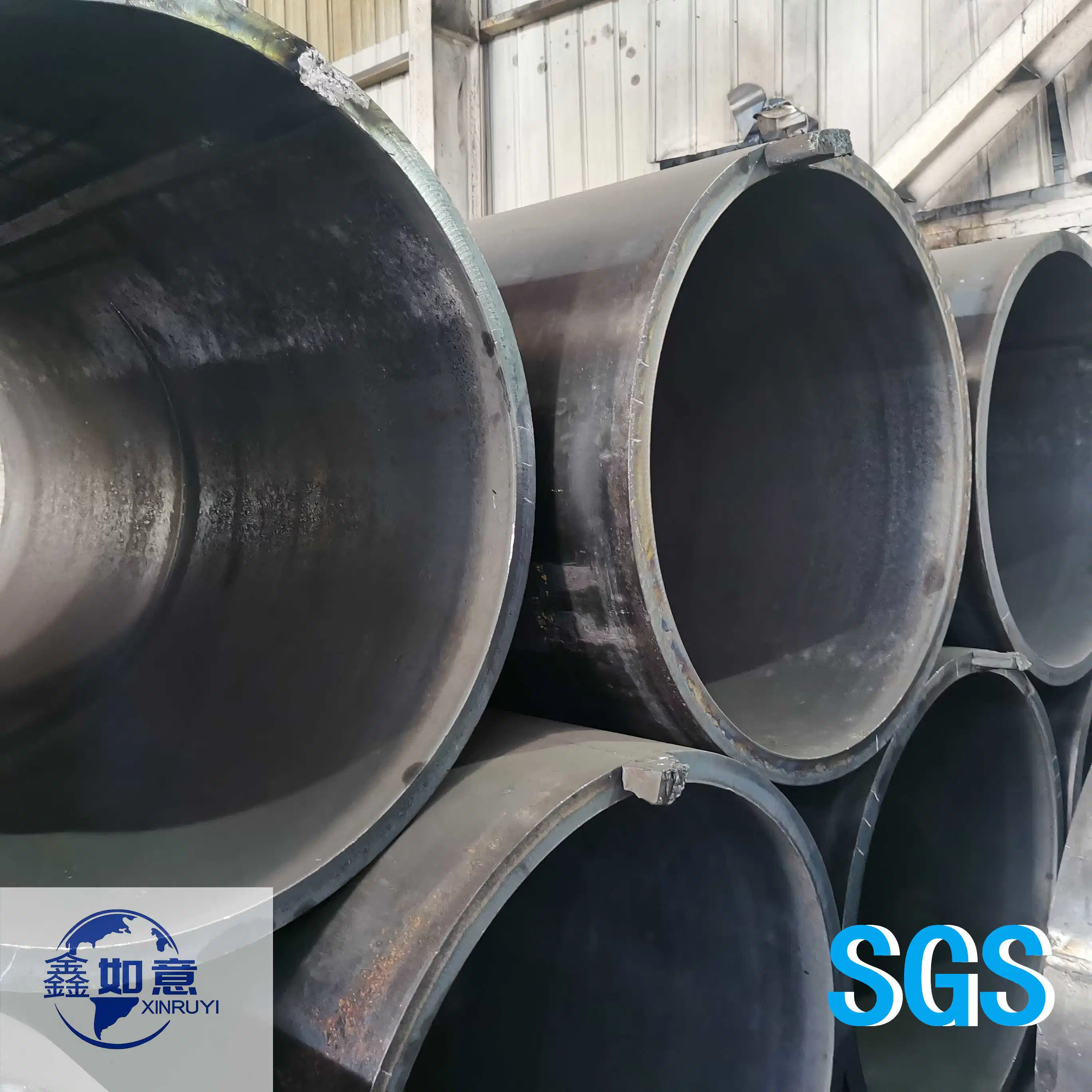 Stock Stainless Welded Welding Carbon Alloy Round Steel Pipe Tube for Building Materials/Water Pipe/Boiler Heating Furnace Support Pipe