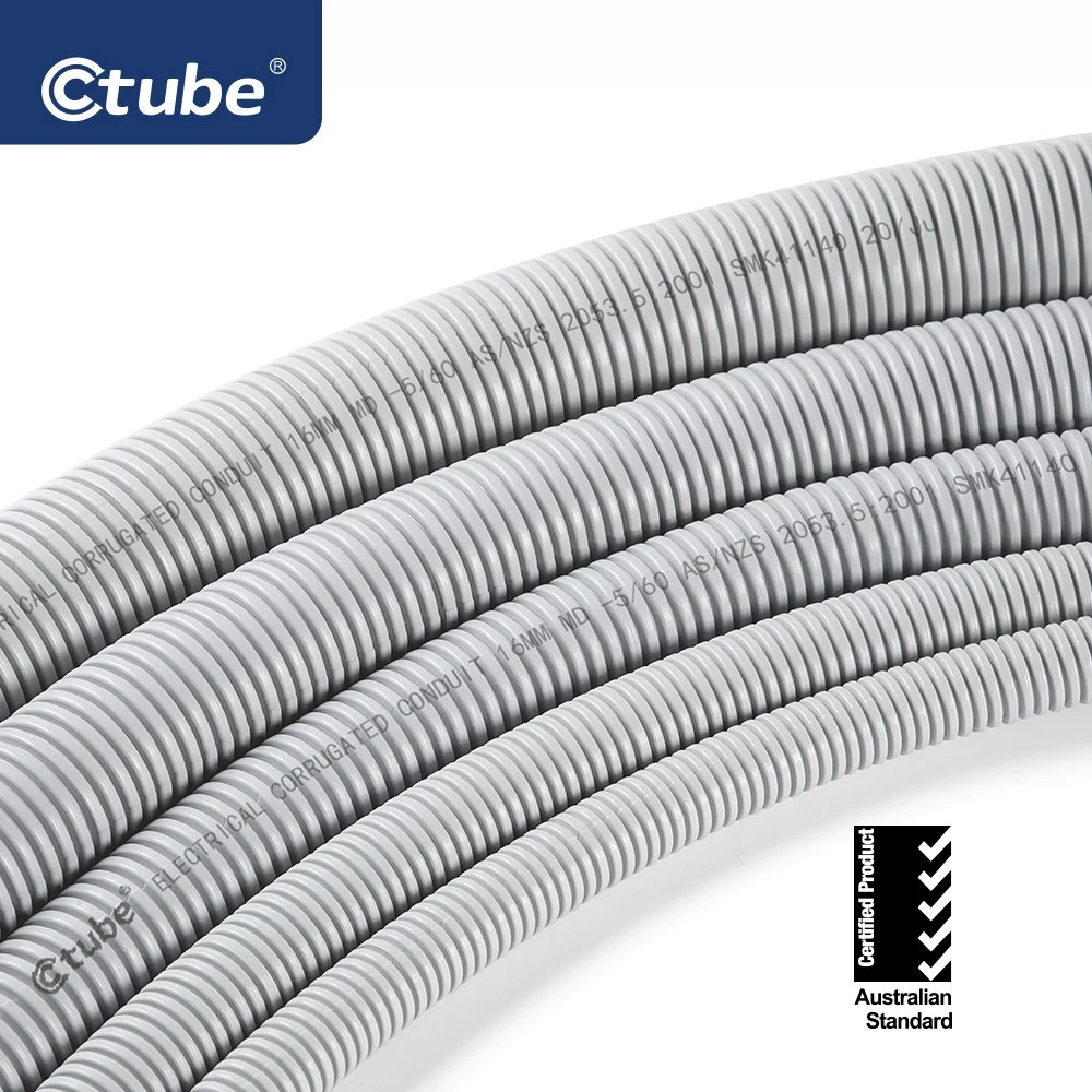 as / Nzs Standard 2053 20mm MD Grey Flexible Electrical Conduit 25mm