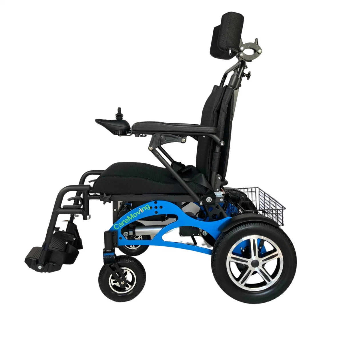 Nanjing Health Care Supplies Folding Motorized Recliner Wheelchair for Paralysed Person