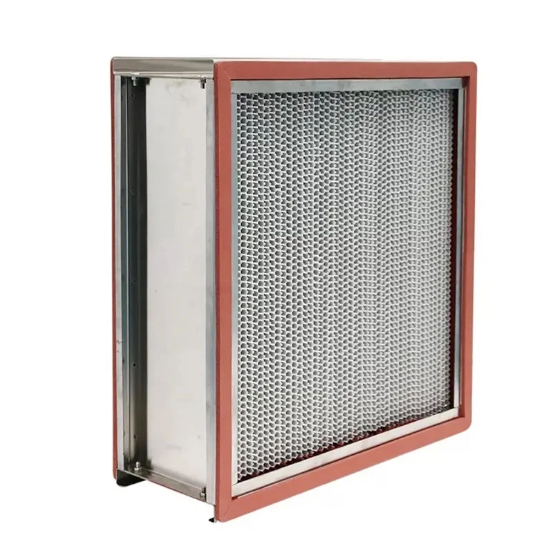 Double Header 250&ordm; C High Temp HEPA Filter Control Airflow Under High Humidity