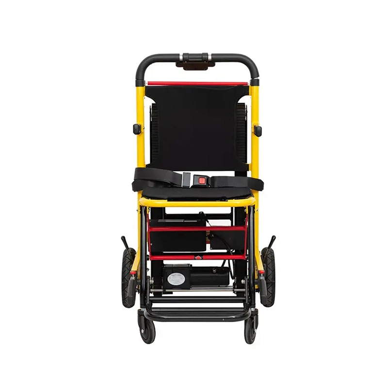 Factory Price Yellow Folding Aluminum Evacuation Climbing Wheelchair Lift Electric Stair Chair Stretcher